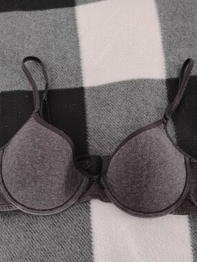 Aerie Hannah Bra Charcoal